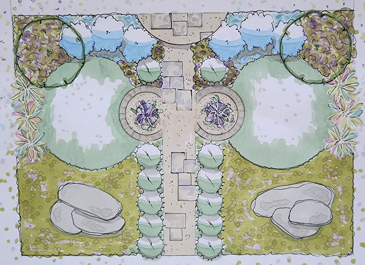 Symmetrical, modern design